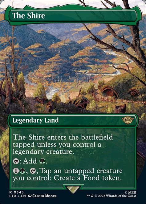 Magic cards inspired by lotr